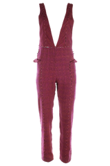 Plunge Pink Jumpsuit A/W17