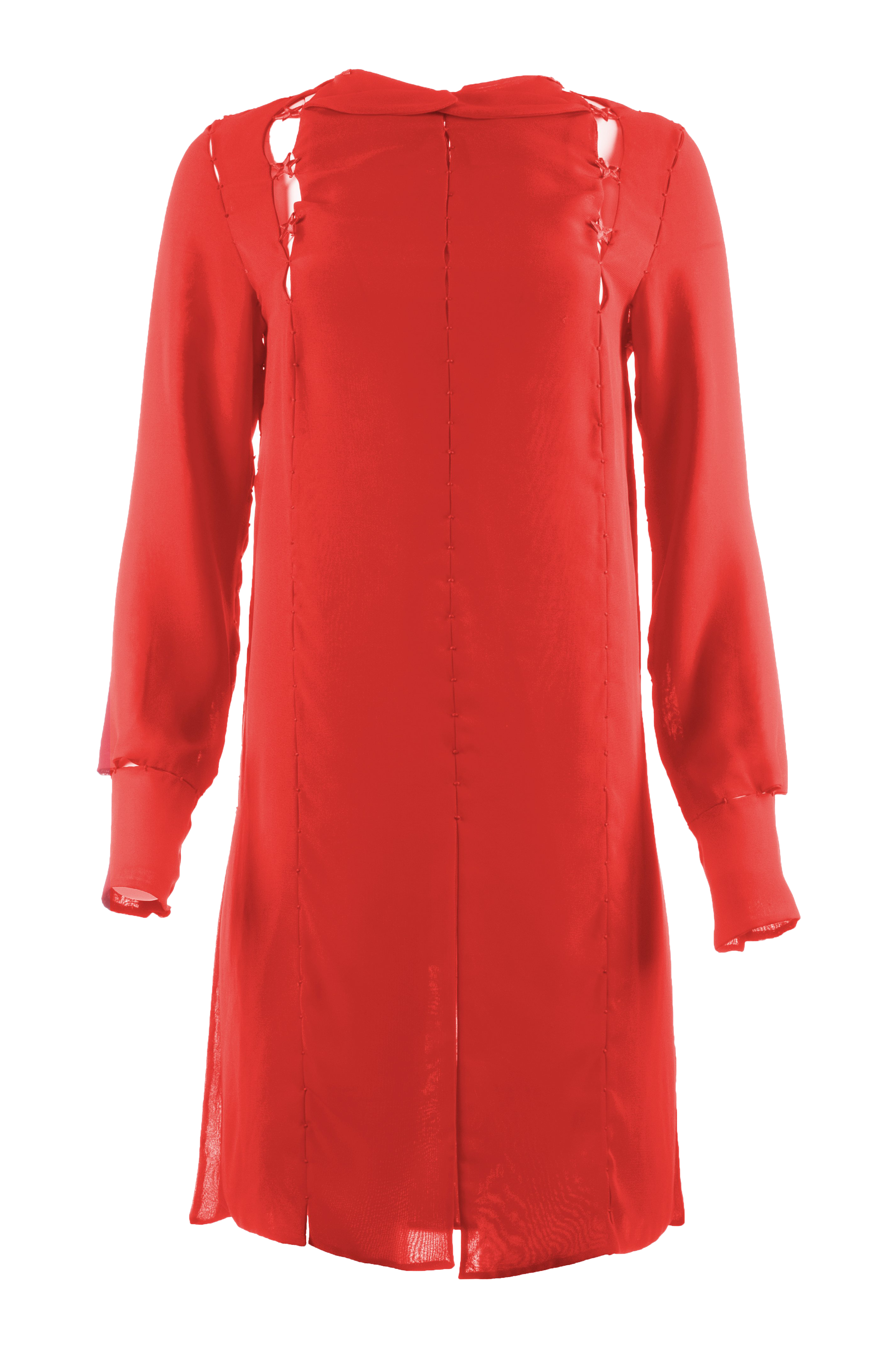 Long Red Blouse A/W 17