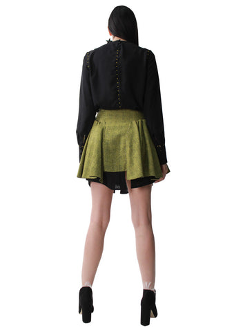 Yellow Frills Skirt A/W17 Krasimira Stoyneva