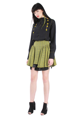 Yellow Frills Skirt A/W17