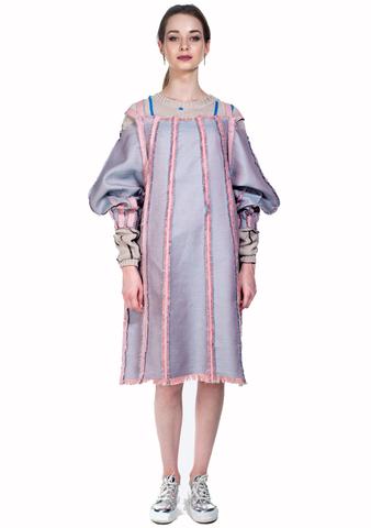 Krasimira-Stoyneva-bi-colour-dress-on-straps